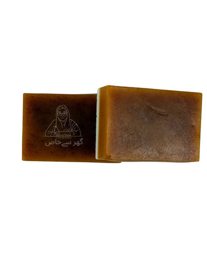 Honey Saffron Glycerine Soap In Pakistan | Glow & Tan Removal | Gher Se Khaas