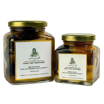 Honey Dry Fruit Mix | Raw Honey With Premium Dry Fruits In Pakistan | Gher Se Khaas