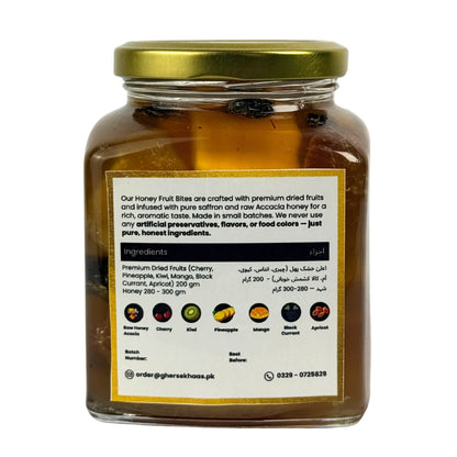 Honey Fruit Bites | Raw Honey with Mixed Dry Fruits In Pakistan | Gher Se Khaas
