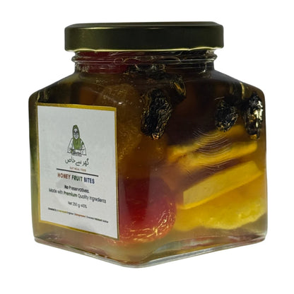 Honey Fruit Bites | Raw Honey with Mixed Dry Fruits In Pakistan | Gher Se Khaas
